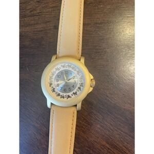 Vintage Esprit Watch leather branded band tan works